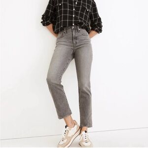 Madewell Gray Bootcut Jeans